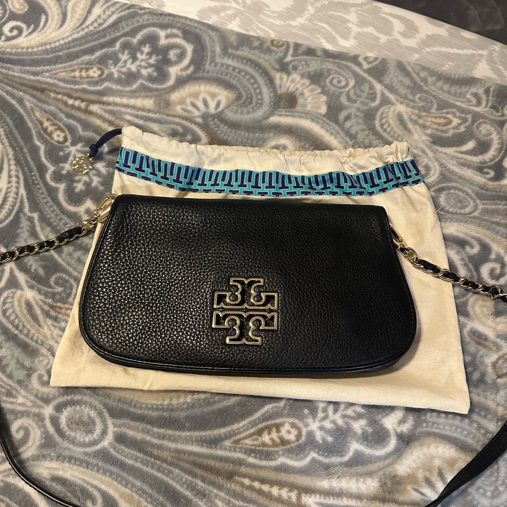 Tory Burch black leather bag